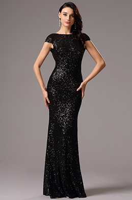 Schwarz formalsKleid Brautjungfer Kleid