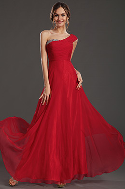 One Strap Formal Party Dress Prom Gown