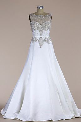 Ärmellos Perlen Meerjungfrau Linie Brautkleid Ärmellos Perlen Meerjungfrau Linie Brautkleid