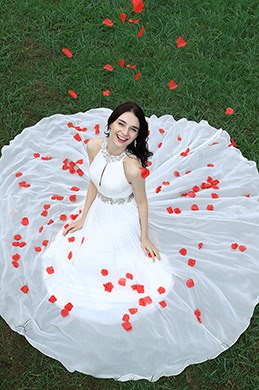 Robe de Mariée Licou DOs Nu Sexy