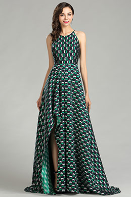 Printed Bunny Unique Prom Dress Ball Gown