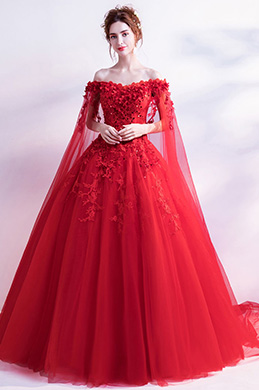 Sexy Rot Schulterfrei Prom Abendkleid Party Kleid