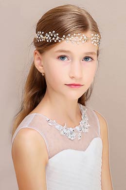 Cute Beads Girl Headwear Hair Hoop