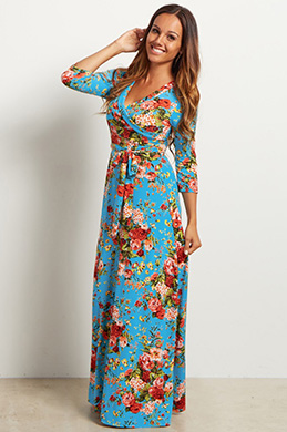 Fashion Long Printed Summer Dress Holiday Wear