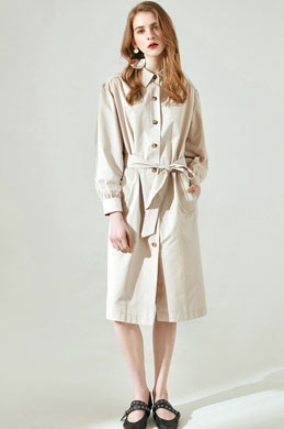 Fashion Shirt Dress Day Dress Wear to Work