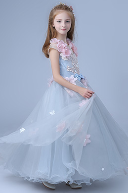 Cute Children Wedding Flower Girl Dress