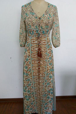 Sexy V-cut Plus Size Dress Holiday Dress Printed Dress