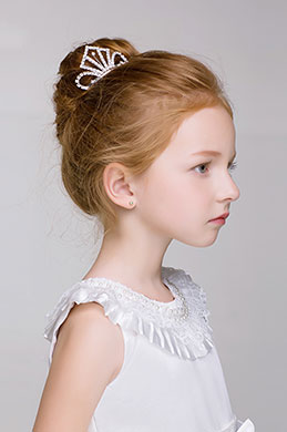 Shiny Beads Girl Children Headwear Hair Hoop