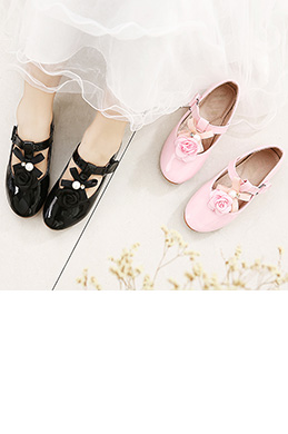 Round Toe Children Lovely Girl Princess Party Shoes