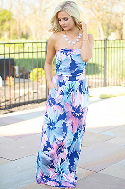 Women Long Printed Dress Summer Dress