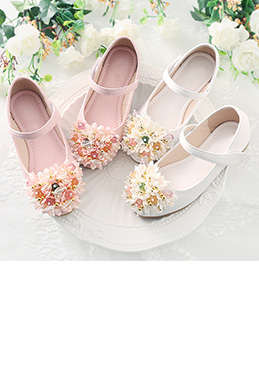 Girl's New Closed Toe Party Buckle Dance Shoes