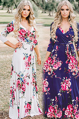 Sexy V-cut Summer Dress Holiday Dress