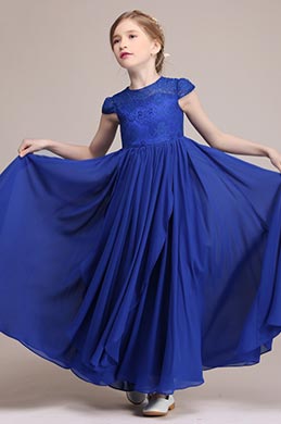 A-line Short Sleeves Flower Girl Dress