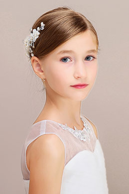 Floral Beads Girl Headwear Hair Accessories