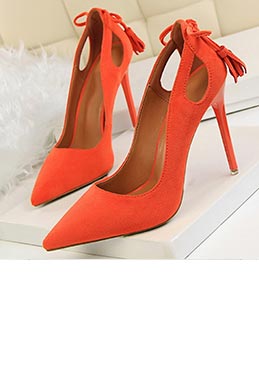 замша с закрытым носком на высоком каблуке для женщин