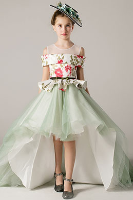 Sleeveless Wedding Flower Girl Dress