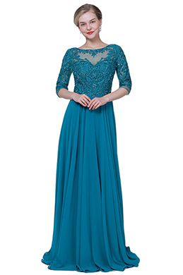 Новое Формальное Платье для Матери Невесты с Павлино-Голубой Новое Формальное Платье для Матери Невесты с Павлино-Голубой