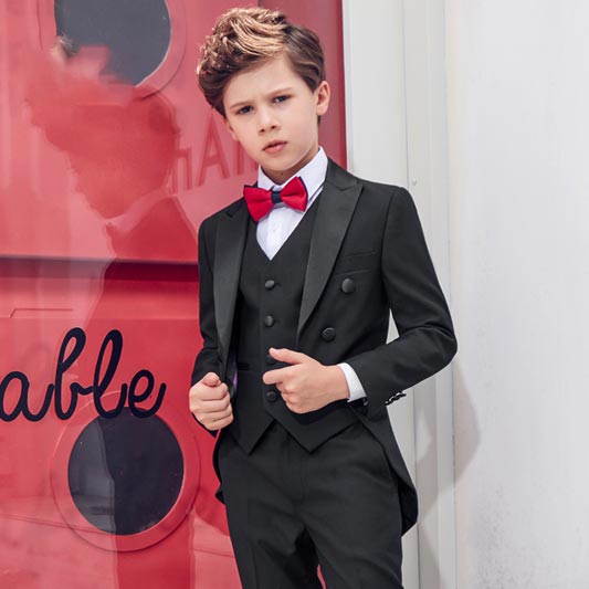 New Sweet Kids 5 Pieces Special Occasion Formal Suit Boys