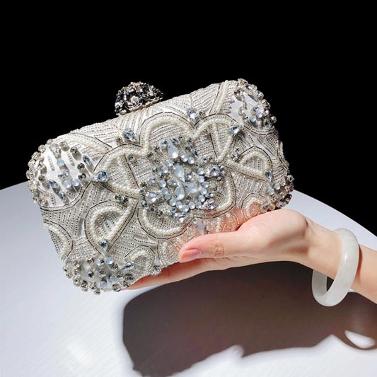 New Full Beads Teardrop Evening Bag