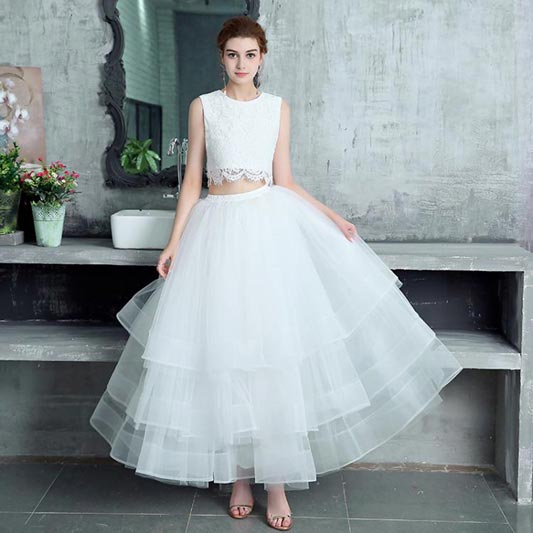 New Special Occasion Wedding A-line Long Maxi Tulle Skirt