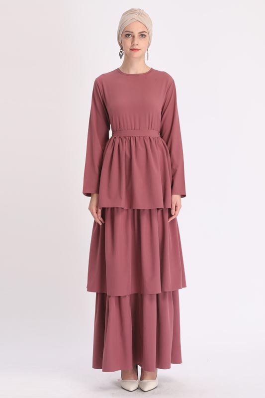New Long Sleeve layered Dresses Casual Women Dresses