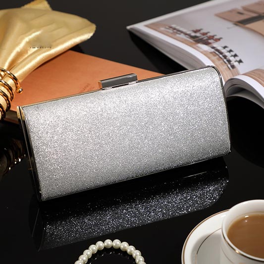 New Women Shiny Rhinestone Embellished Purse Clutch