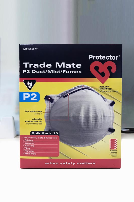 Protector P2 Dust/Mist Work Mate Disposable Respirato/20 Masks