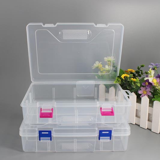 Transparent Rectangular Plastic Empty Box Packaging Box