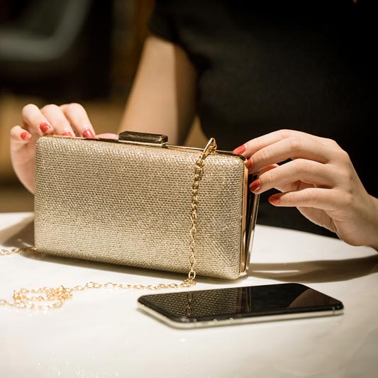 Sparkling Shoulder Envelope Party Cross Body Handbags