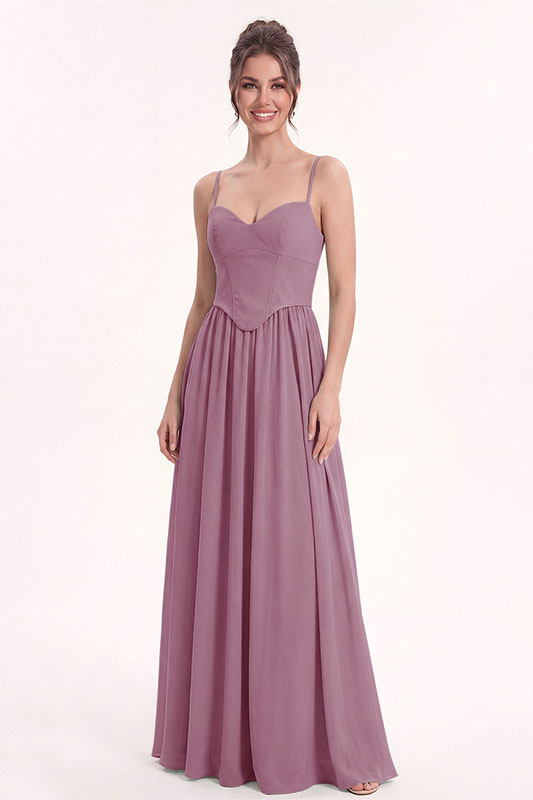 Clara Chiffon A-Line Shawl Bridesmaid Dress