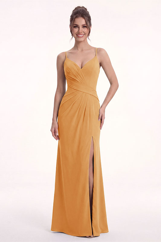mango colored bridesmaid dresses Mango Bridesmaid Dresses