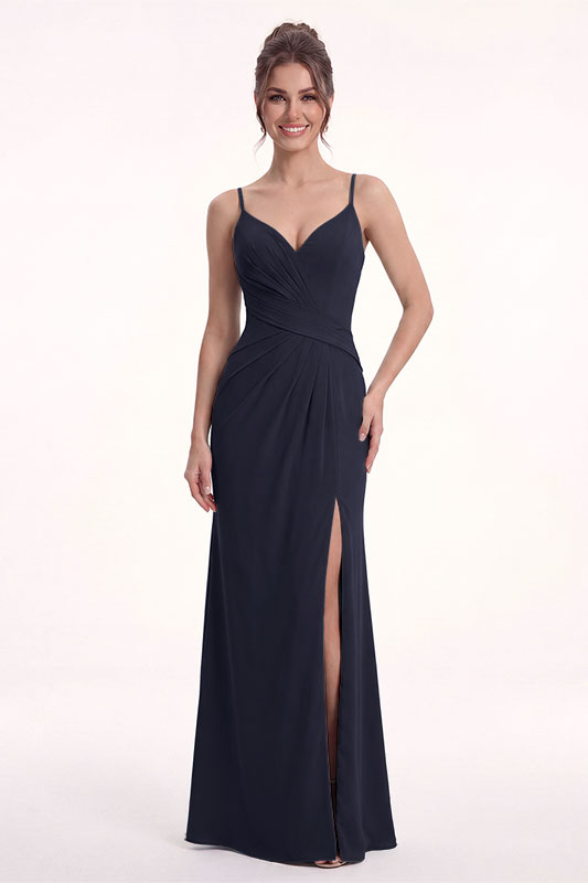 Robe de demoiselle d'honneur Amelia avec nœud dans le dos