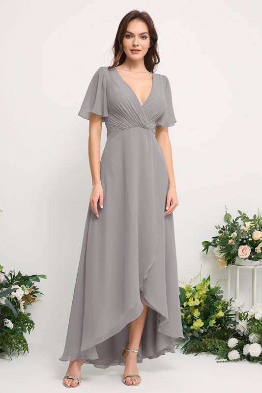 sachin and babi light blue dress Dove Bridesmaid Dresses