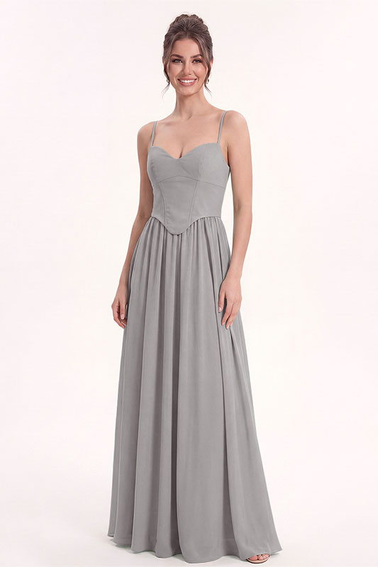 dove grey color dress Dove Bridesmaid Dresses