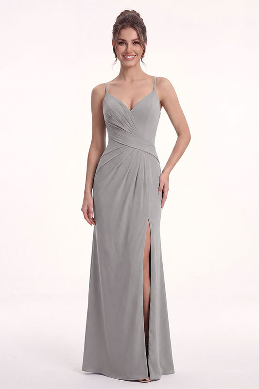dove grey color dress Dove Bridesmaid Dresses