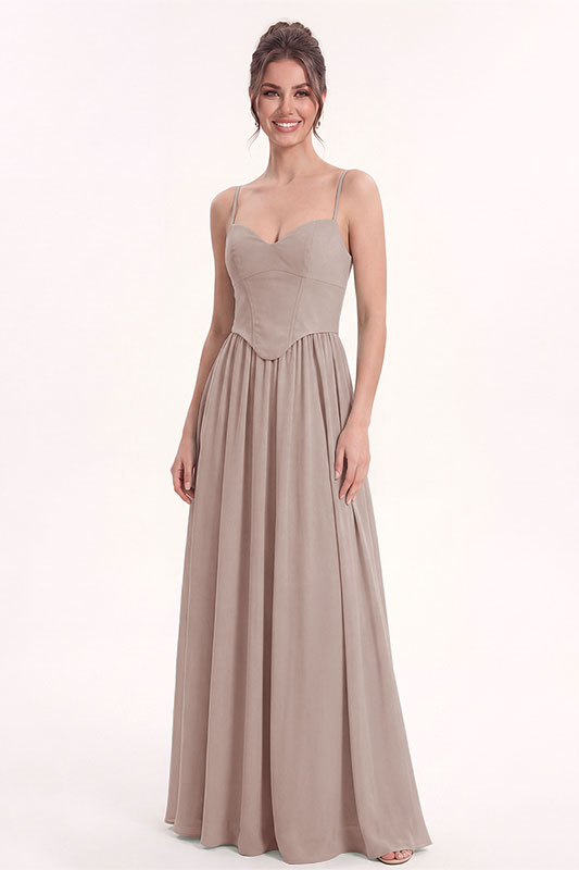 Clara Chiffon A-Line Shawl Bridesmaid Dress