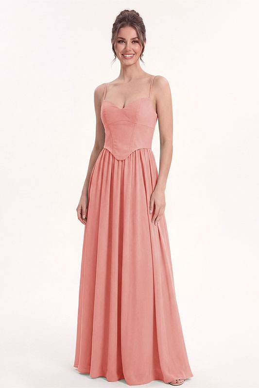 Clara Chiffon A-Line Shawl Bridesmaid Dress