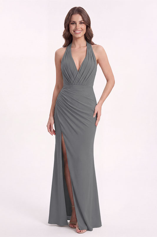 gray bridesmaid dresses Grey Embrace elegance with the AW Jay Dress Stunning Styles of Silver and